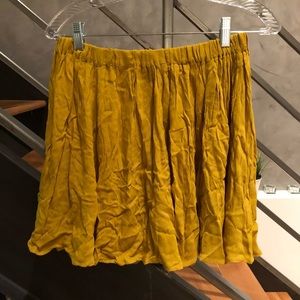 Kimchi Blue mustard yellow skirt S